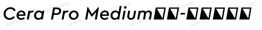 Cera Pro Medium字体字体转换